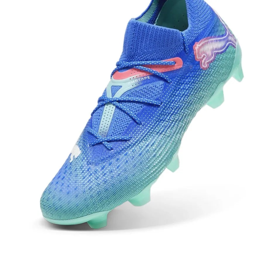 Future 7 Ultimate FG/AG Firm Ground/Artificial Ground- Bluemazing - Puma White Electric Peppermint