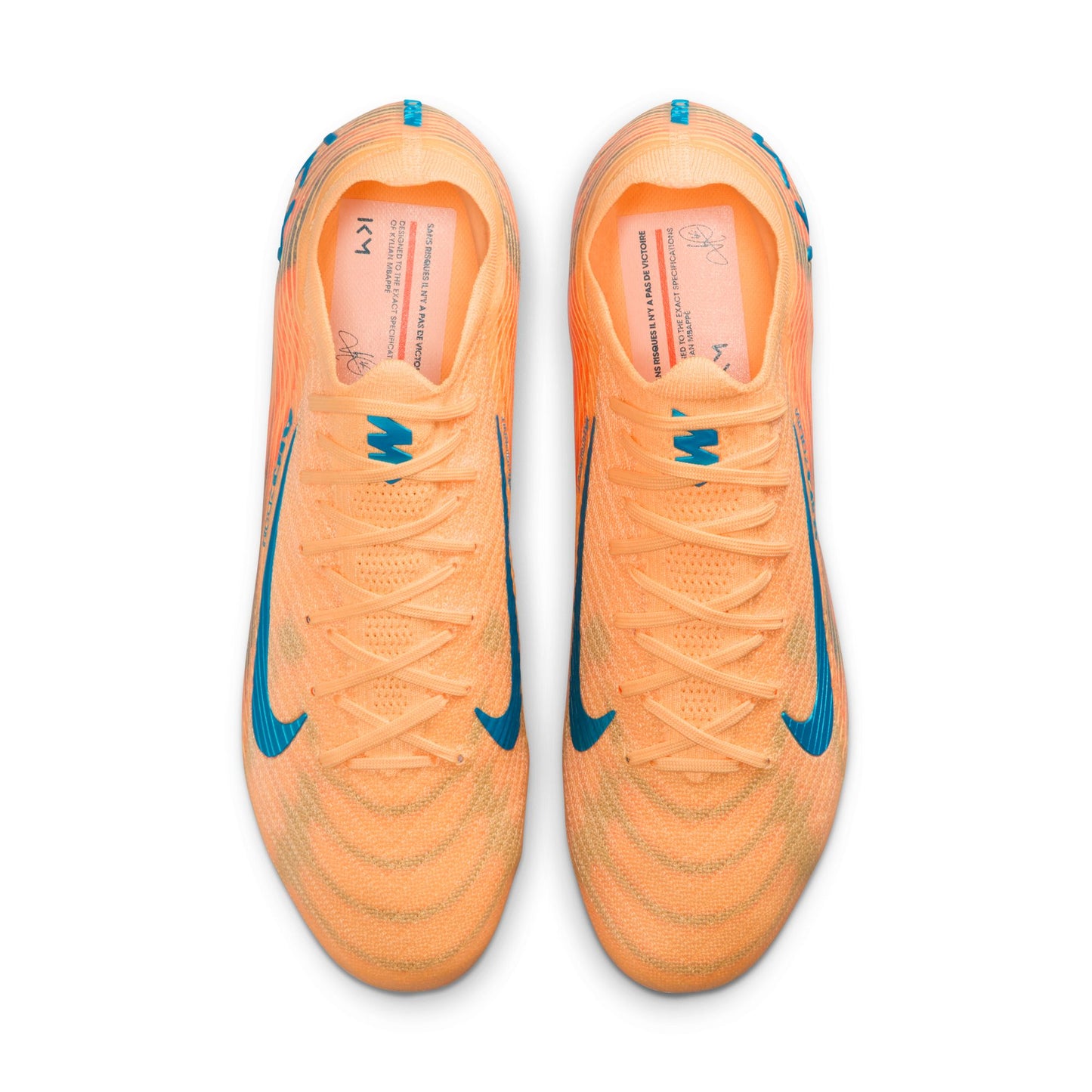 Nike Mercurial Vapor 16 Elite "Kylian Mbappé" FG Firm Ground Soccer Cleat- Melon Tint/Neo Turq-Igloo