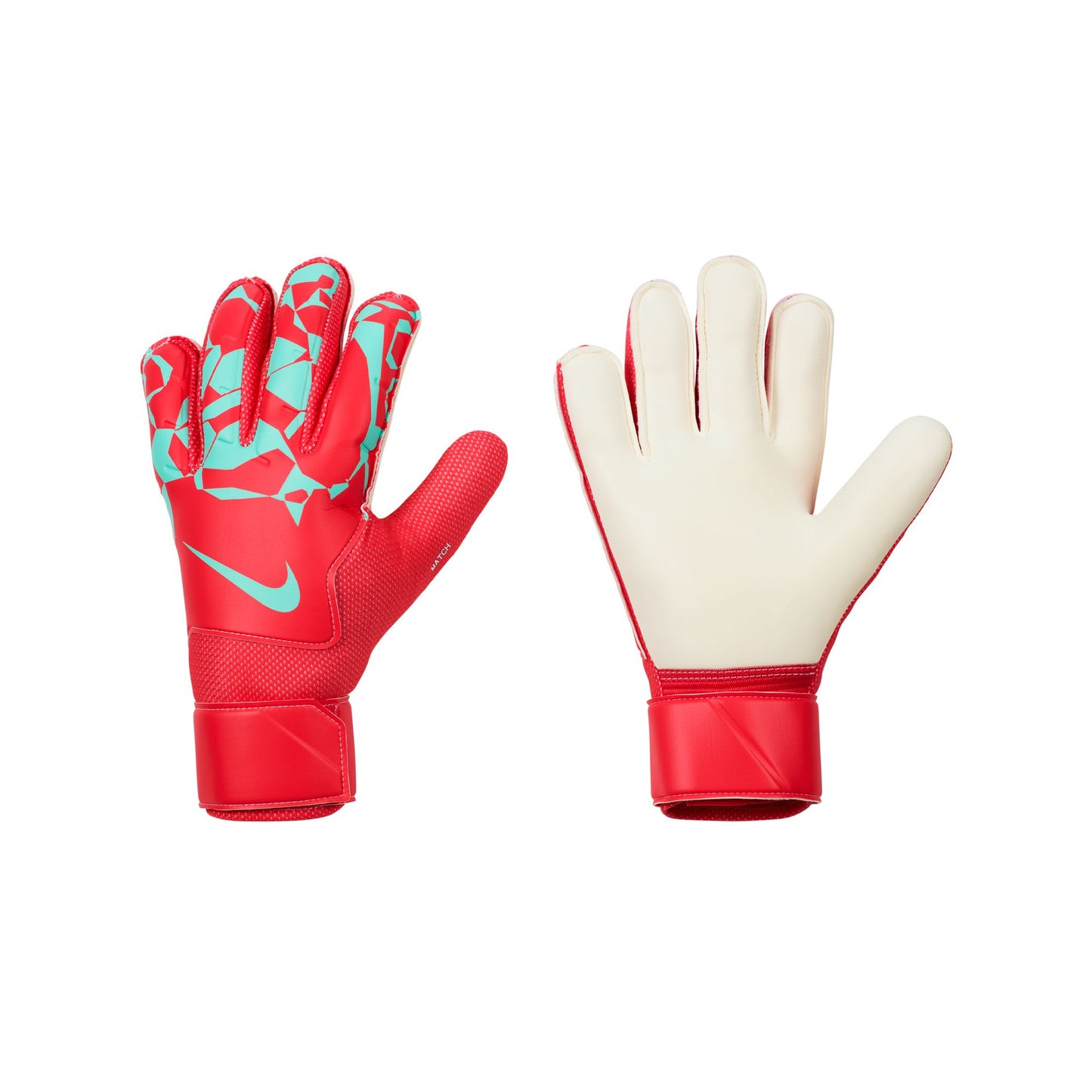 Nike Match Gloves -Ember Glow/Aurora Green
