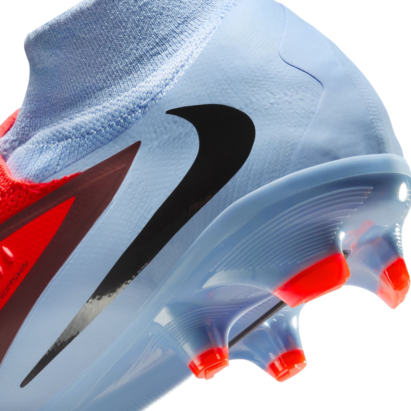 Nike Phantom 6 High Top 360 Pro FG Firm Ground Soccer Cleats - Royal Tint/ Bright Crimson