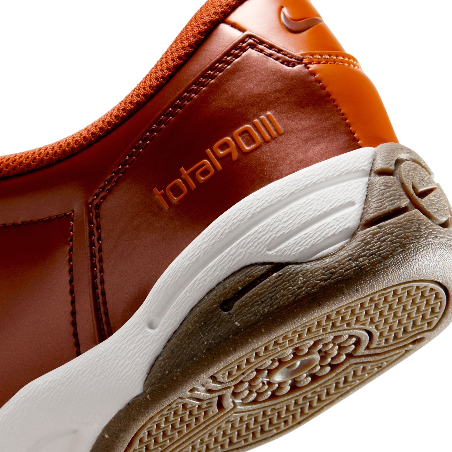 Nike T90 SP Indoor Soccer Shoe- Cinnamon/ Campfire Orange Sail