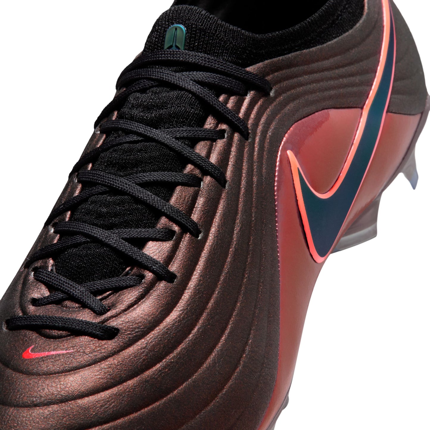 Nike Tiempo Maestro Elite FG FG Firm Ground Soccer Cleats LV8- Black/Laser Orange - Hyper Crimson