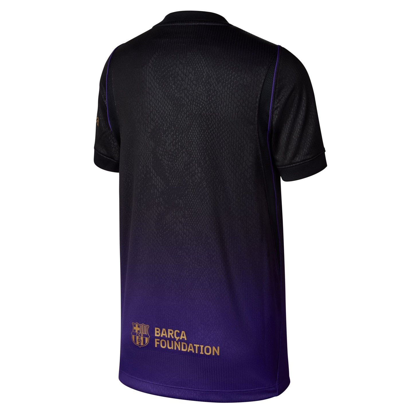 Nike Kid's Barcelona Stadium Away Replica Jersey - Field Purple/ Field Purple/ Metallic Gold
