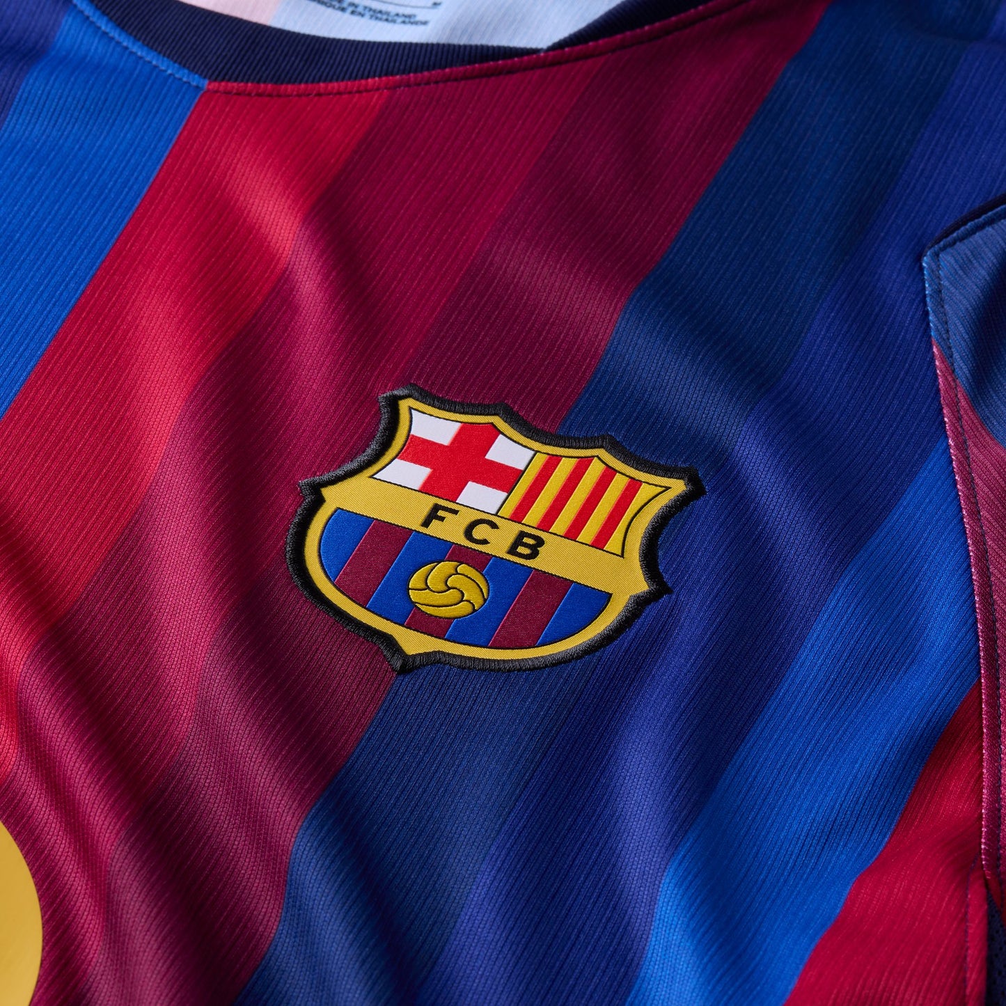 Nike Men's Replica Barcelona Home Jersey 2026/2027 - Deep Garnet/Blue Void/Mineral Yellow