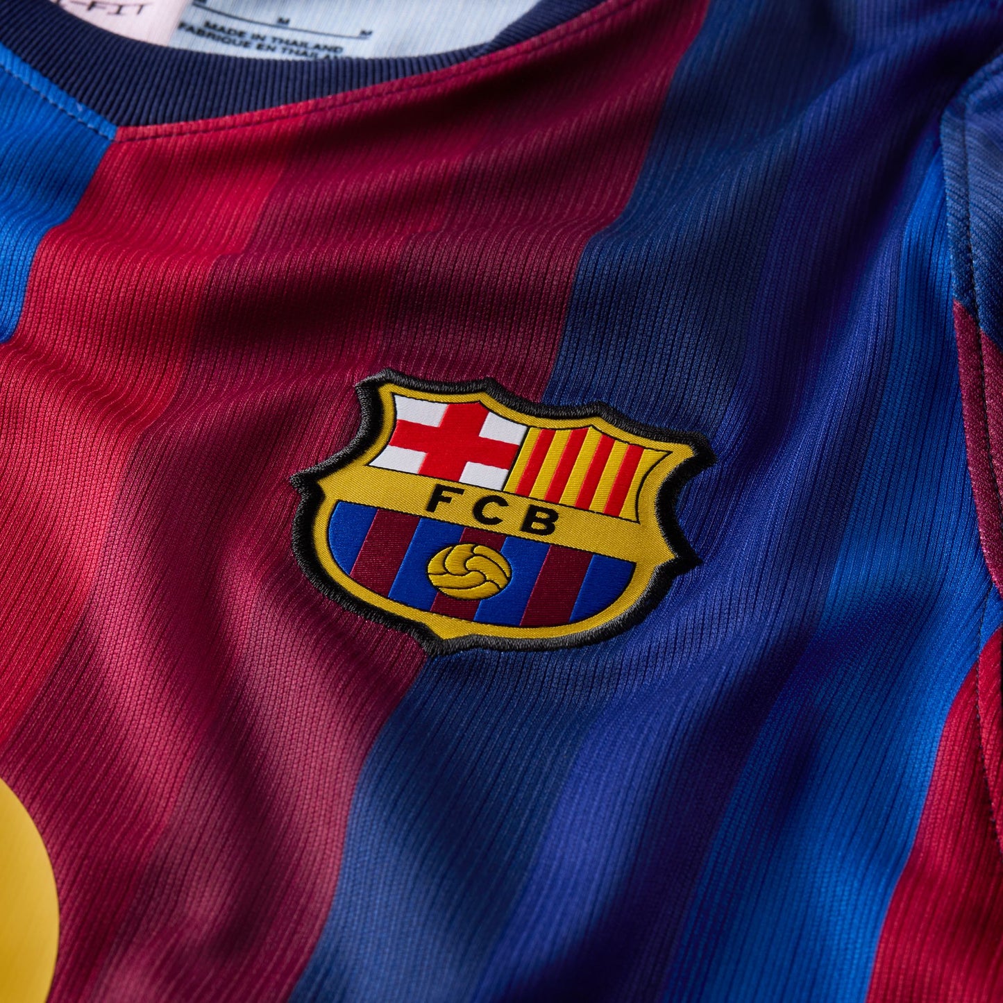 Nike Men's Barcelona Authentic Home Jersey 2026/2027 - Deep Garnet/Blue Void/Mineral Yellow