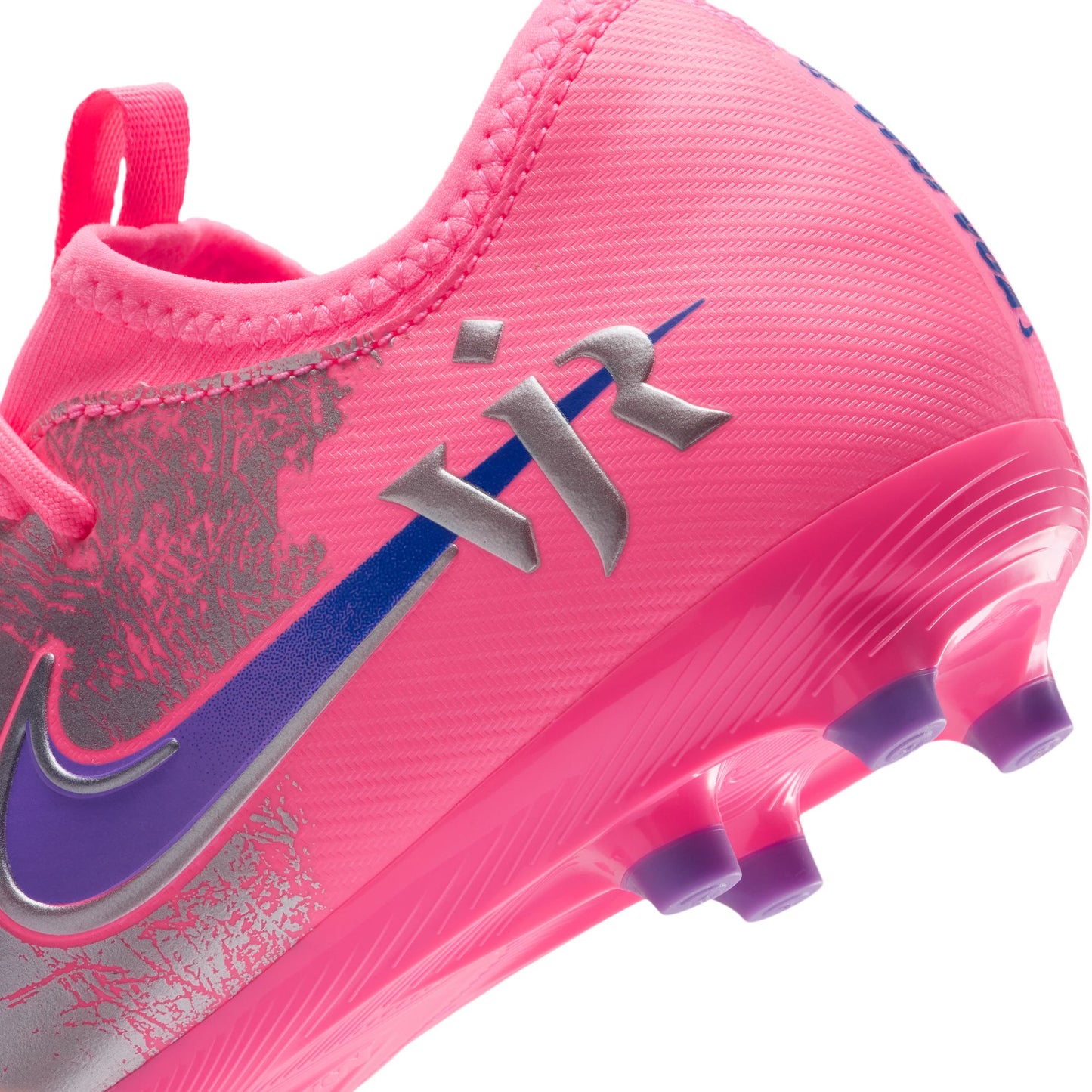 Nike Junior Vapor 16 Academy VINI JR Firm Ground Soccer Shoes - Sunset Pulse/ Old Royal