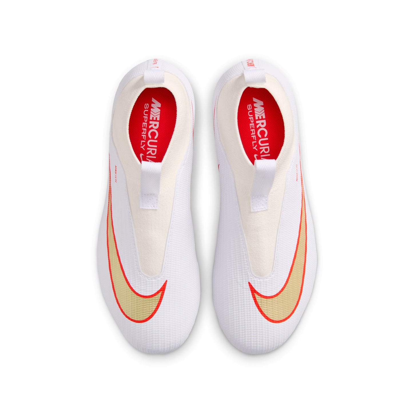 Nike Junior Superfly 11 Academy FG/MG Firm Ground/Multi Ground Soccer Shoes - White Blur/ Bright Crimson