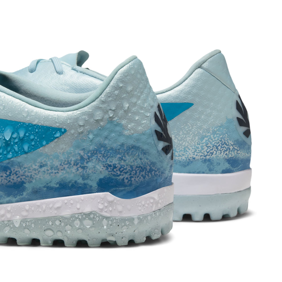 Nike Phantom 6 Low Academy EH Erling Haaland TF Turf Soccer Shoes - Baltic Blue/ Blue Eclipse-Glacier Blue