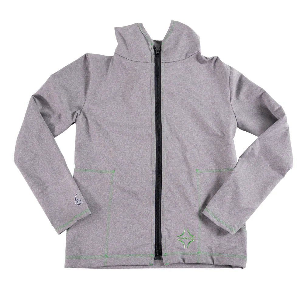 The Pitch TRIBUNA Full Zip Hoodie - Light Grey