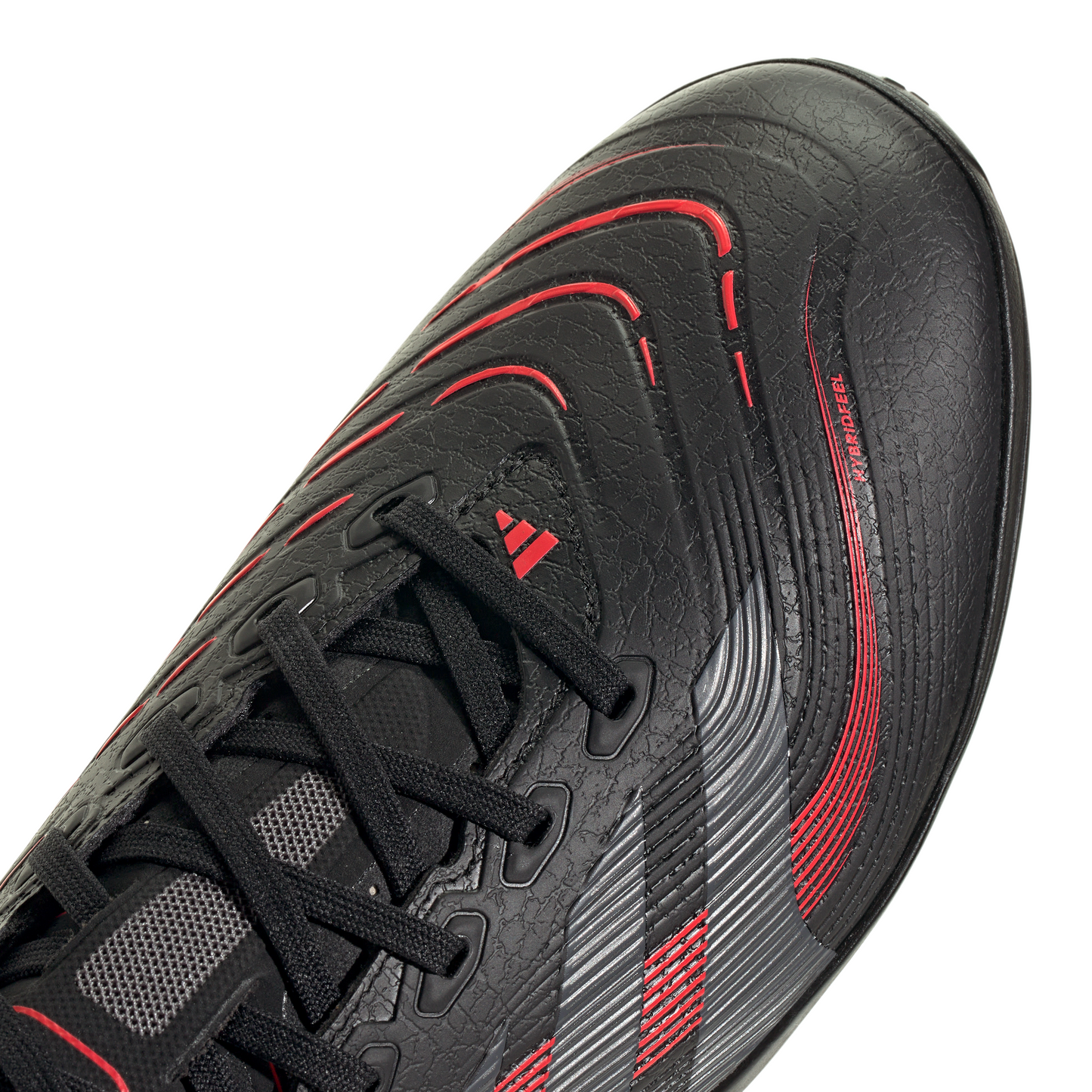 adidas Predator League TF Turf Soccer Shoes - core black/grey four/lucid red