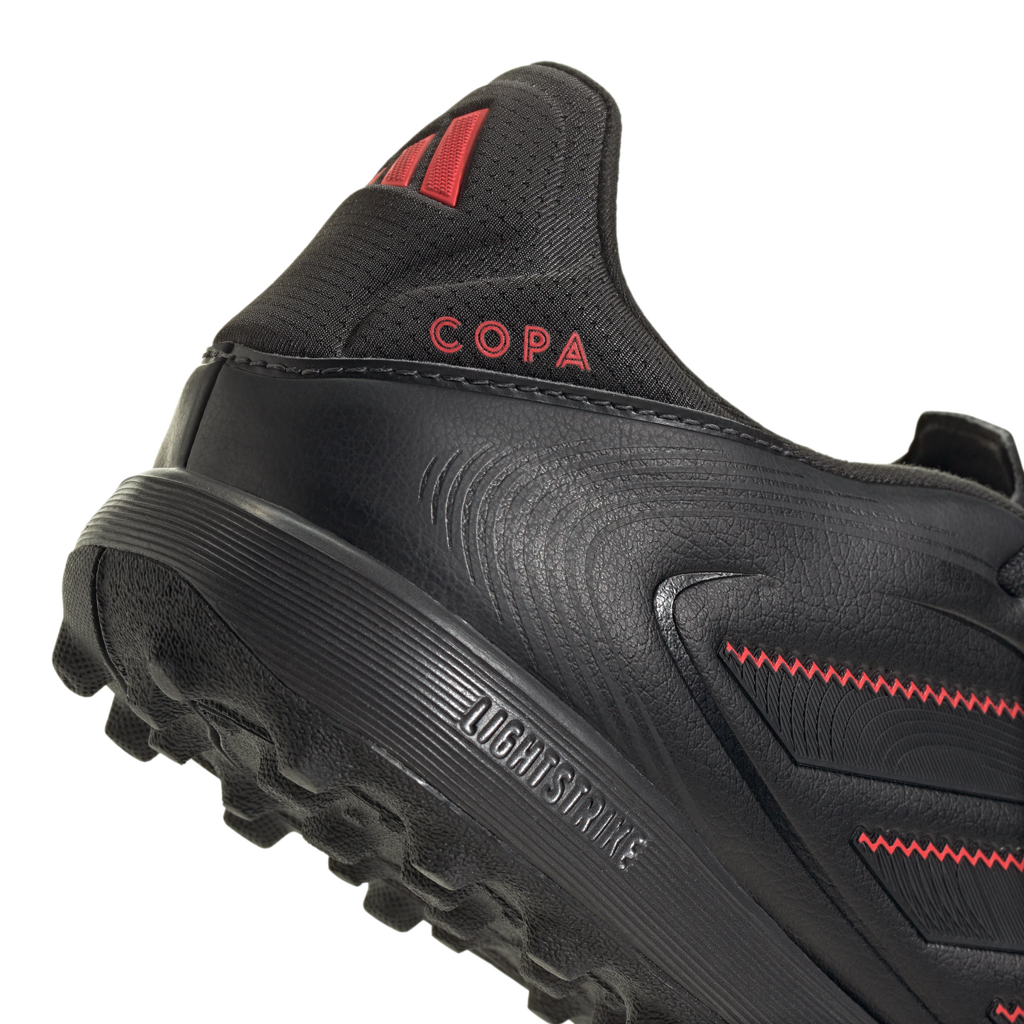 adidas Copa Pure 3 League TF Turf Soccer Shoes - core black/carbon/lucid red