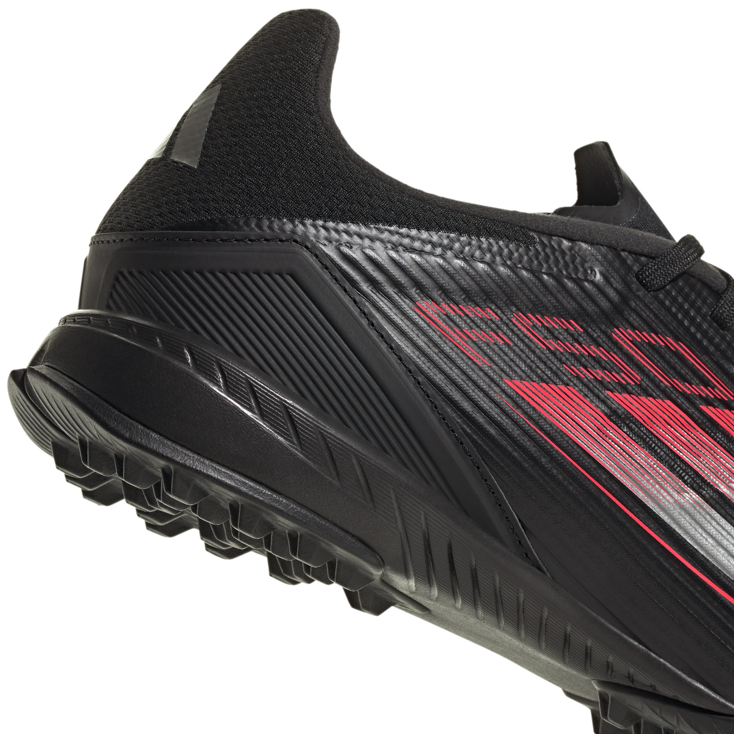 adidas F50 League TF Turf Shoes - core black/iron met/lucid red