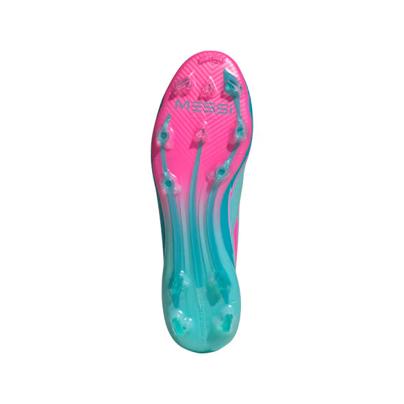 adidas F50 Messi Elite FG Firm Ground - flash aqua/lucid pink/lucid cyan
