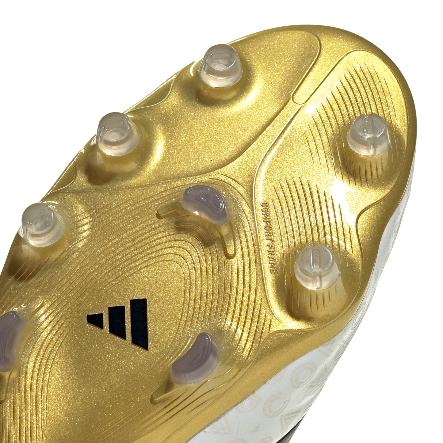 adidas Copa Pure 3 Elite FG Firm Ground Soccer Cleats- Zero Metallic /Core Black/Gold Metallic