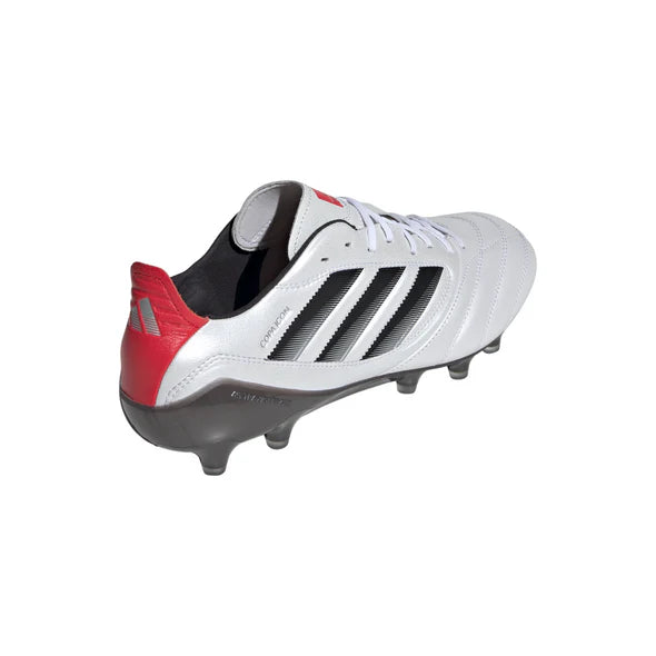adidas Copa Icon II FG Firm Ground Soccer Cleats - White/Core Black/ Pure Ruby