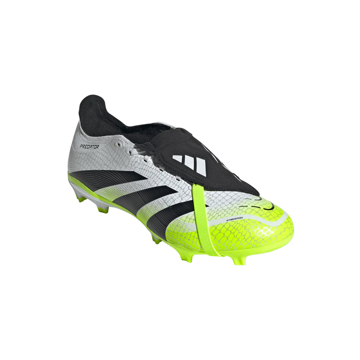 adidas Predator League FT FG Firm Ground Soccer Shoes - Ftwr White/ Core Black/ Lucid Lemon
