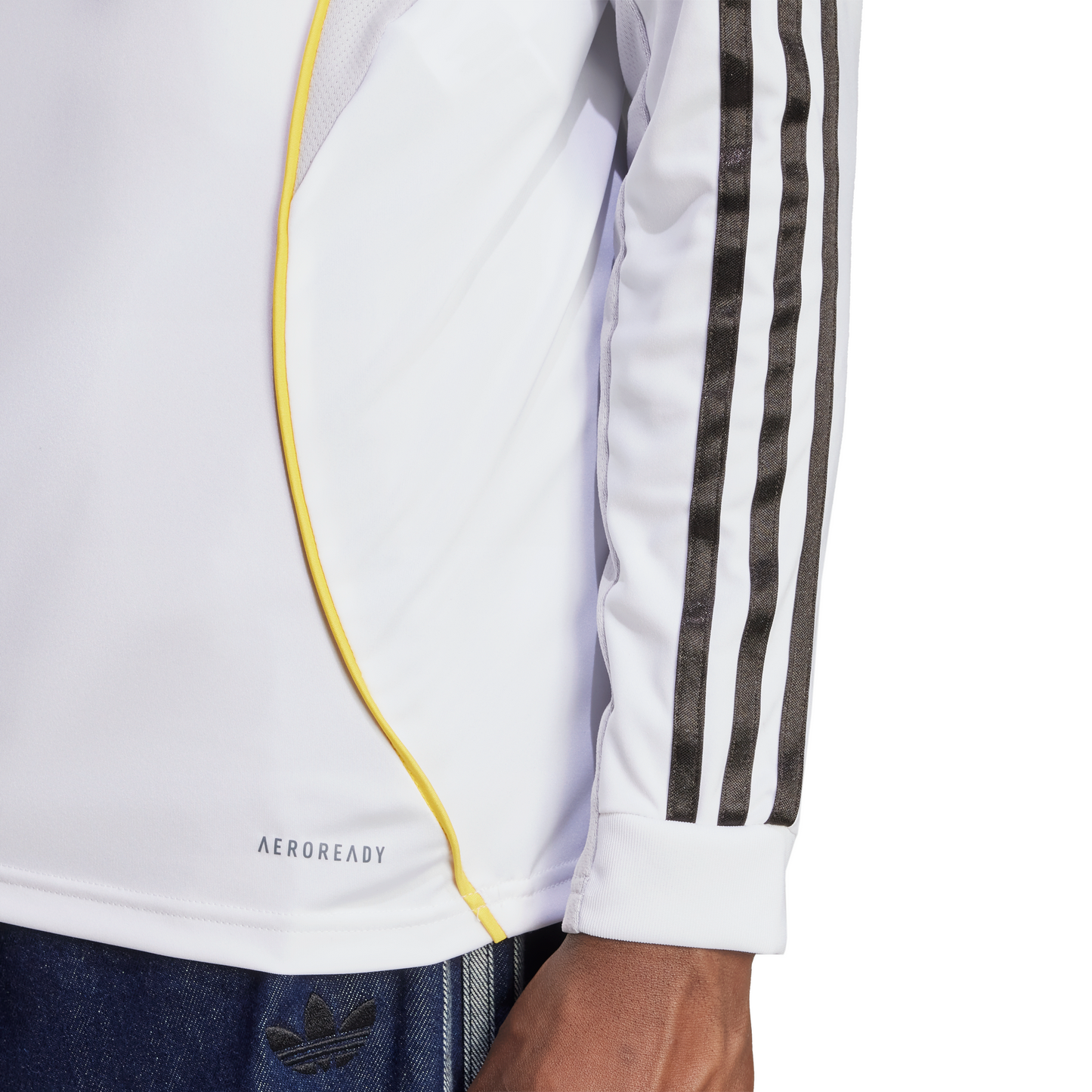 adidas Men's Replica Real Madrid Long Sleeve Home Jersey 2025/2026