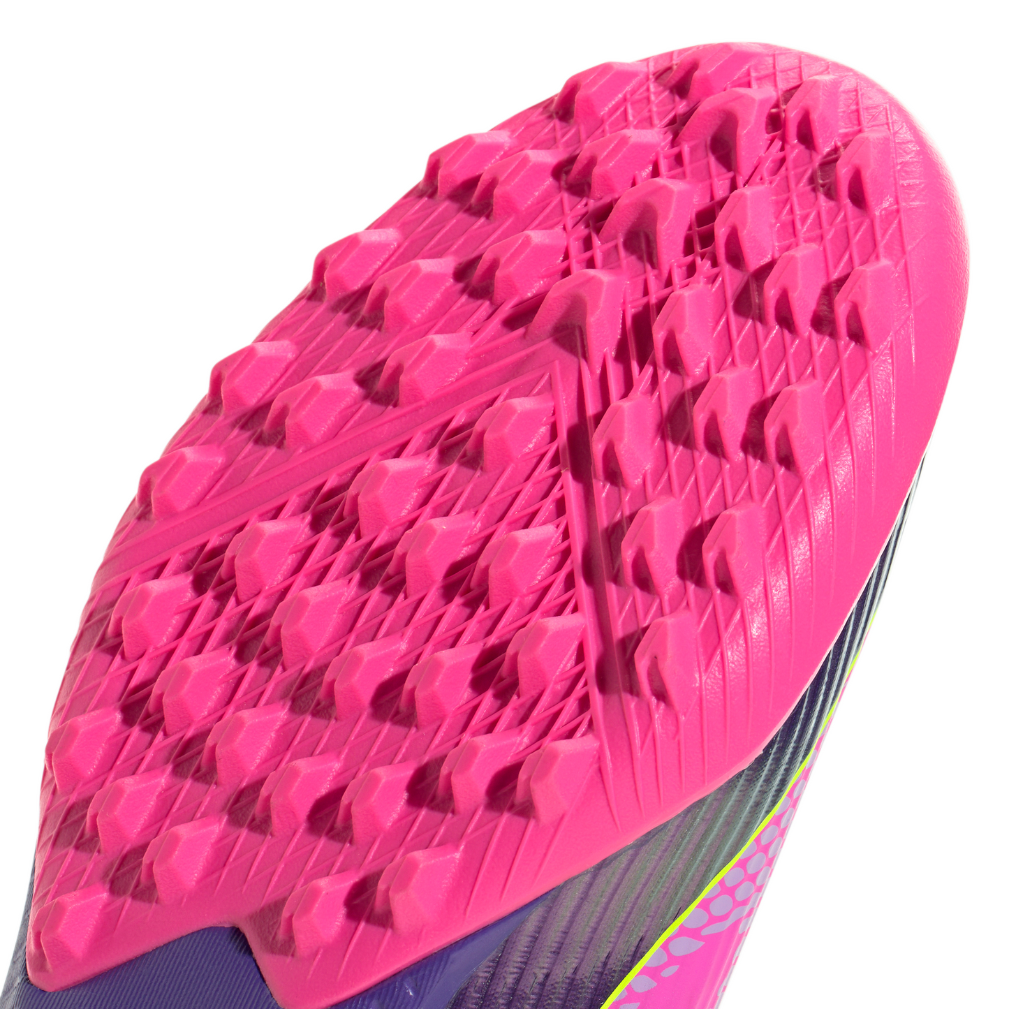 adidas F50 League LL LY Lamine Yamal TF Turf Soccer Shoes - Purple / Unity purple/ FTwr white/ Lucid Lemon