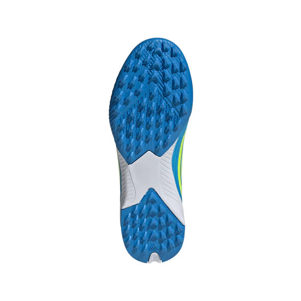 adidas Junior F50 League TF Turf Soccer Shoes - Blue/ Lucid Ray/ Team Solar