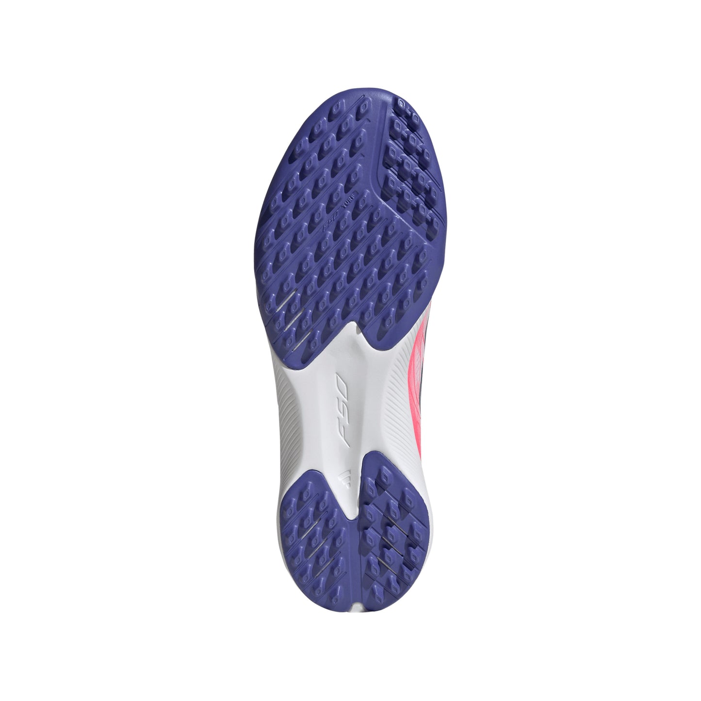 adidas F50 HyperFast League TF Turf Junior - Ftwr White/Solar Purple/Solar Turbo