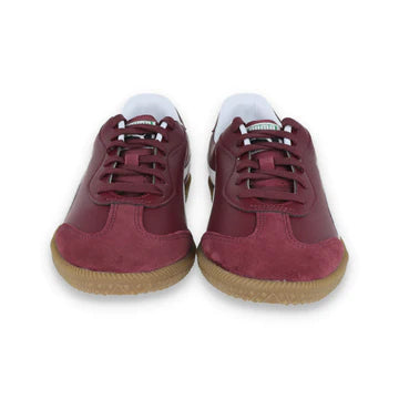 Puma King 21 IT Indoor Shoes Football Boots- Burgundy/White