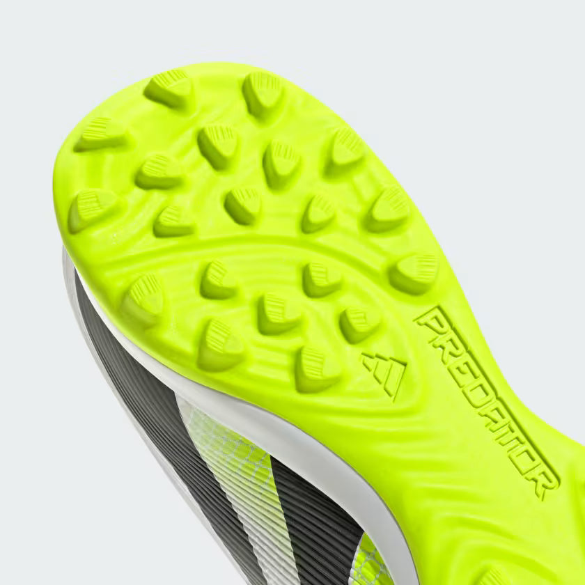 adidas Predator League TF Turf Soccer Shoes - Ftwr White/ Core Black/ Lucid Lemon