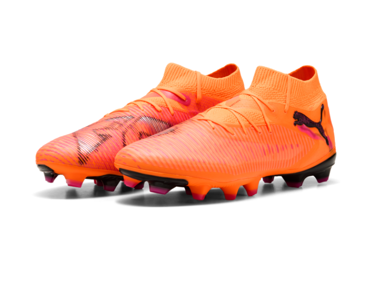 Puma Future 7 Pro FG/AG Firm Ground Soccer Cleat - Heat Fire/ Puma Black/ Ravish