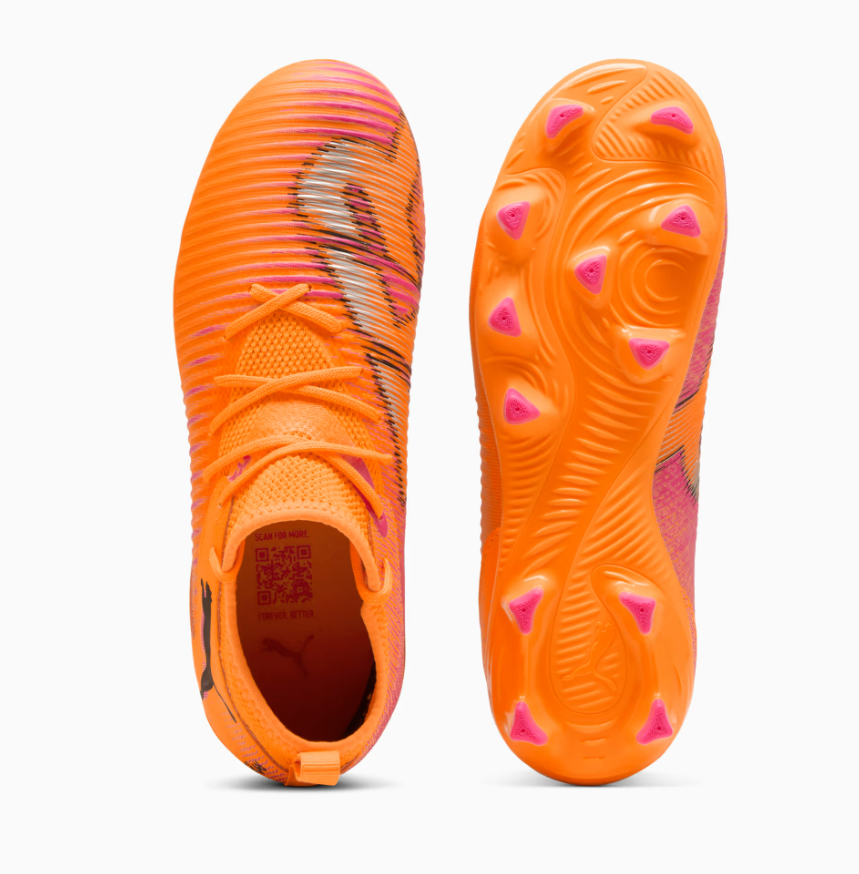 Puma Junior Future 7 Match FG/ AG Firm Ground - Heat Fire/Puma black/Ravish