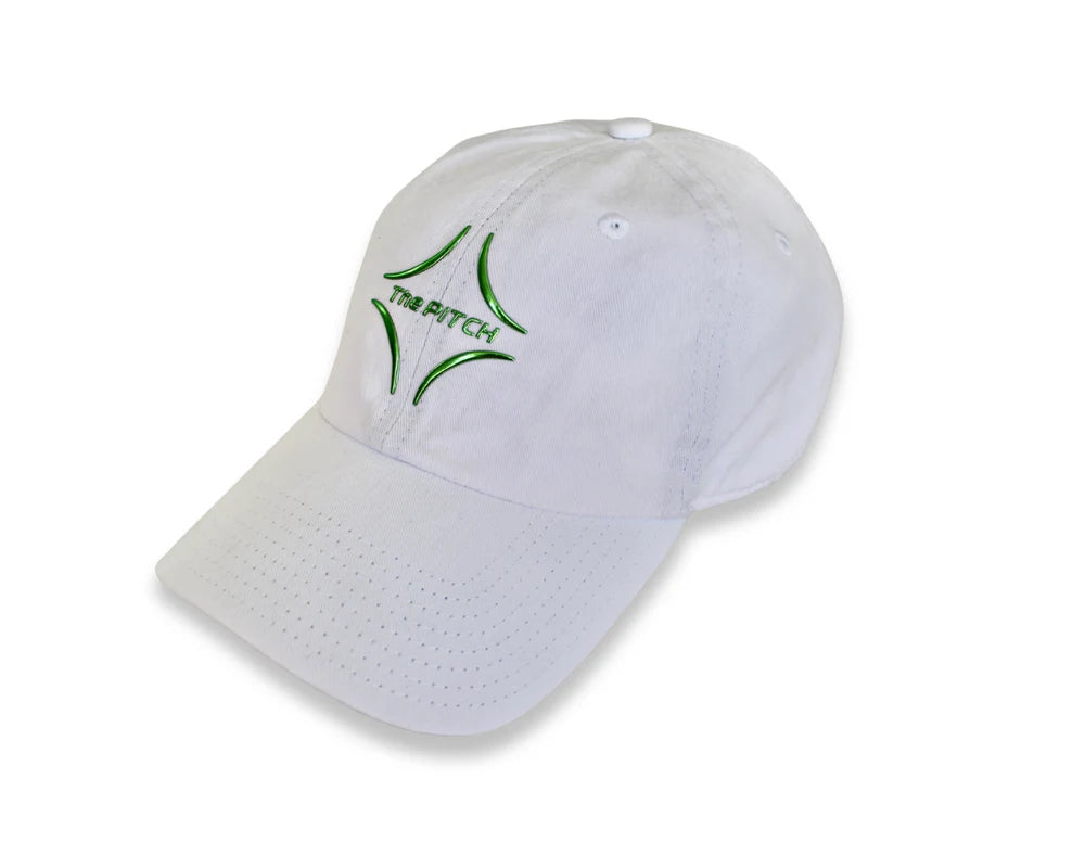 The Pitch Adjustable Cap - White / Green