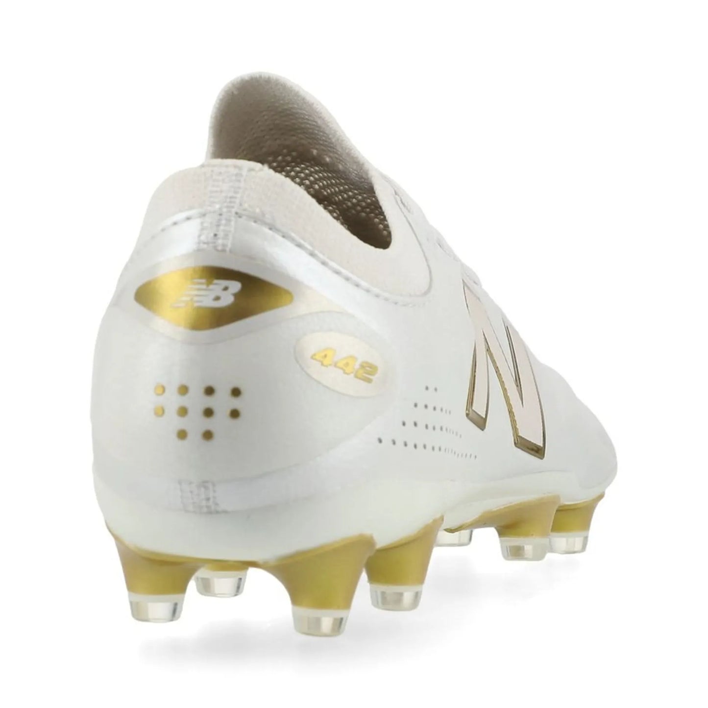 New Balance 442 Elite Knit FG/MG Firm Ground V3 First Edition Soccer Shoes- White/ Silver/ Black (Copy)