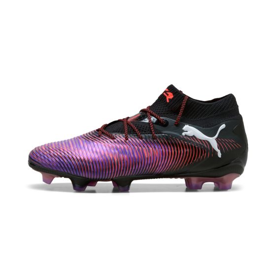 Future 8 Ultimate FG/AG Firm Ground/Artificial Ground- Puma Black/ Puma White/ Glowing Red