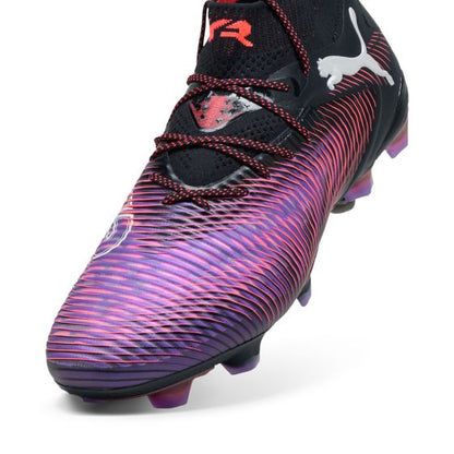 Future 8 Ultimate FG/AG Firm Ground/Artificial Ground- Puma Black/ Puma White/ Glowing Red