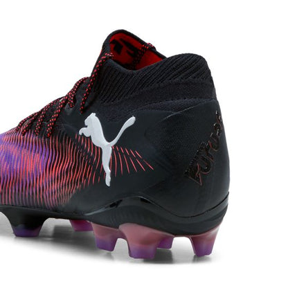 Future 8 Ultimate FG/AG Firm Ground/Artificial Ground- Puma Black/ Puma White/ Glowing Red