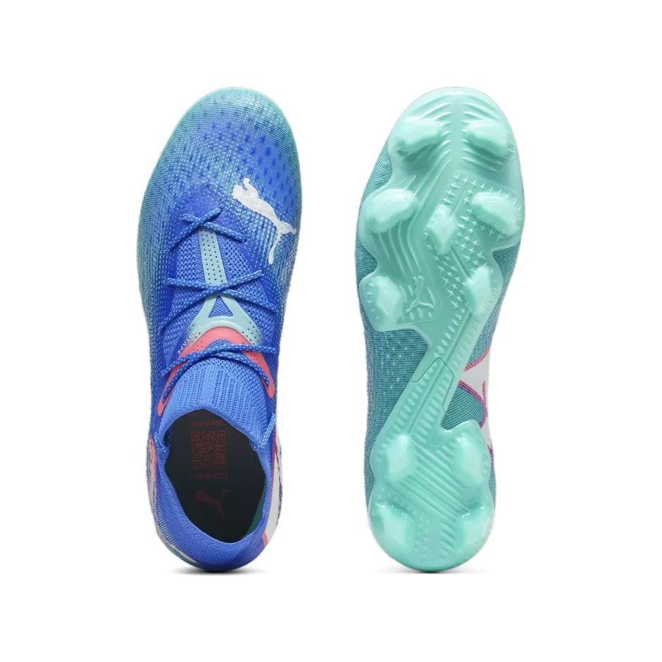 Future 7 Ultimate FG/AG Firm Ground/Artificial Ground- Bluemazing - Puma White Electric Peppermint