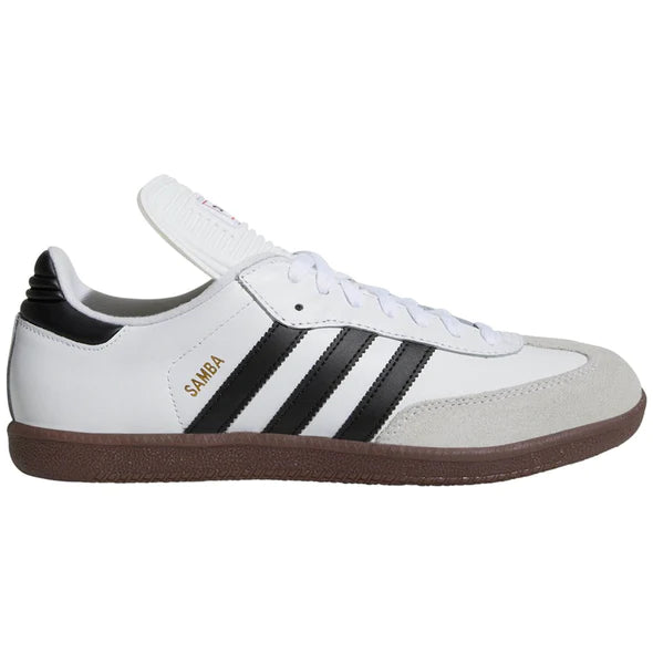 adidas Samba Classic Indoor Soccer Shoe - White/Black