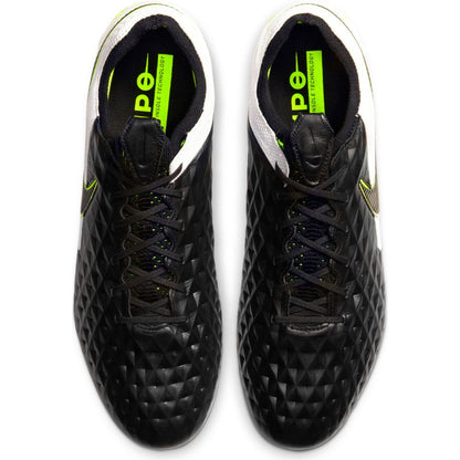 Nike Tiempo Legend 8 Elite FG - Black/ White/ Volt