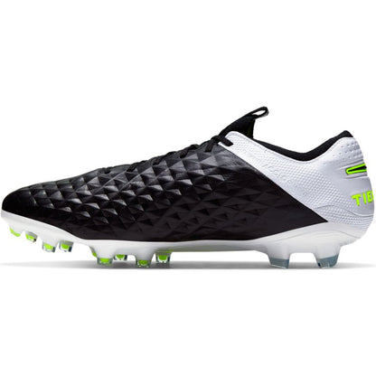 Nike Tiempo Legend 8 Elite FG - Black/ White/ Volt