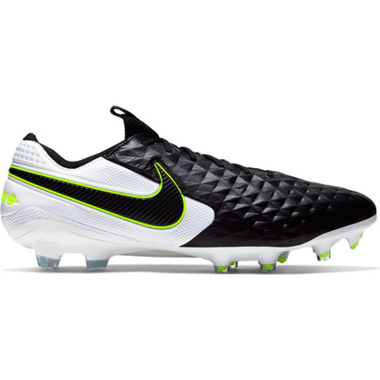 Nike Tiempo Legend 8 Elite FG - Black/ White/ Volt