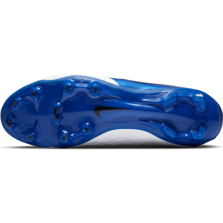 Nike Tiempo Legend 8 Elite FG - White/Black/HyperRoyal/MetallicSilver