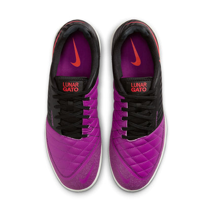 Nike Lunargato II  IN Indoor Soccer Shoes - Bold Berry/ Bright Crimson