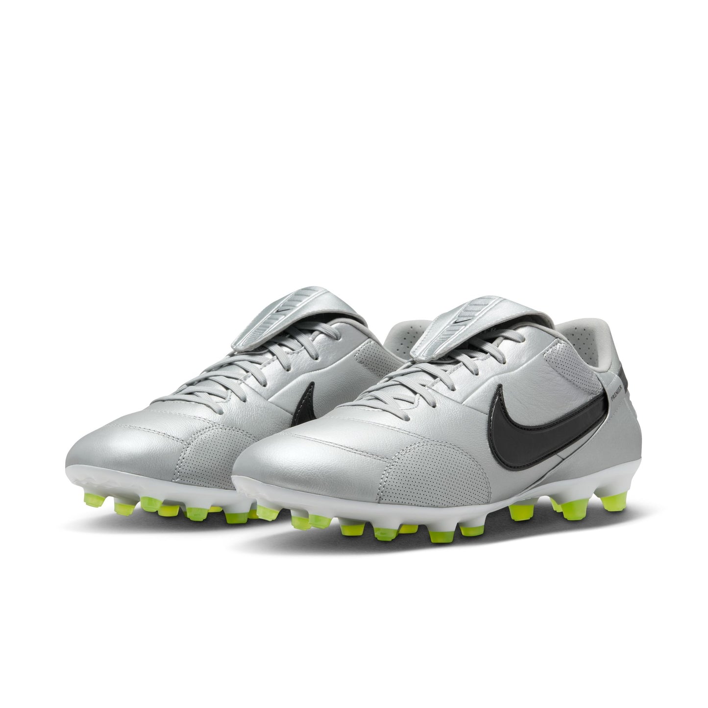 Nike Premier III FG Firm Ground Soccer Cleat - Metallic Silver/Black Volt
