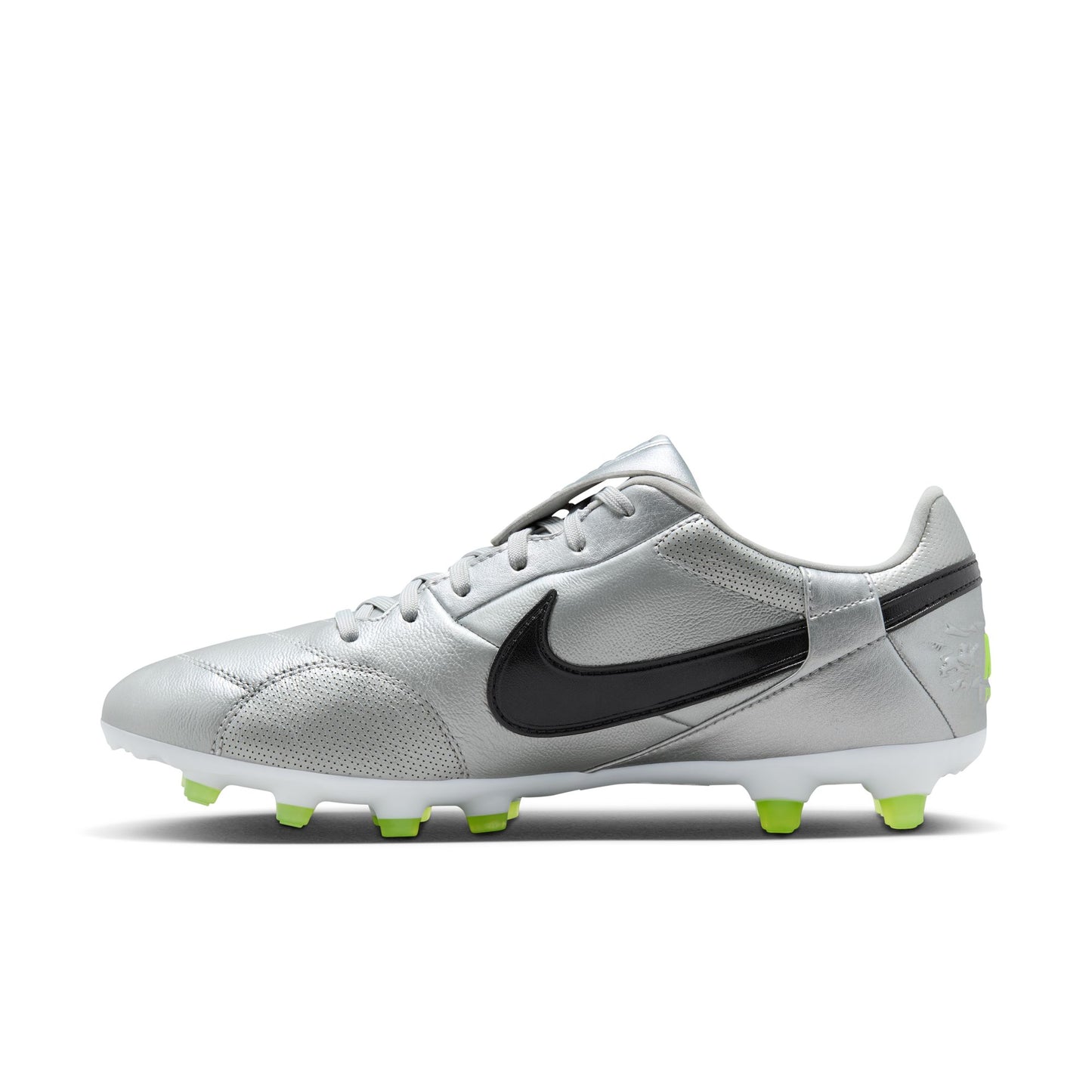 Nike Premier III FG Firm Ground Soccer Cleat - Metallic Silver/Black Volt