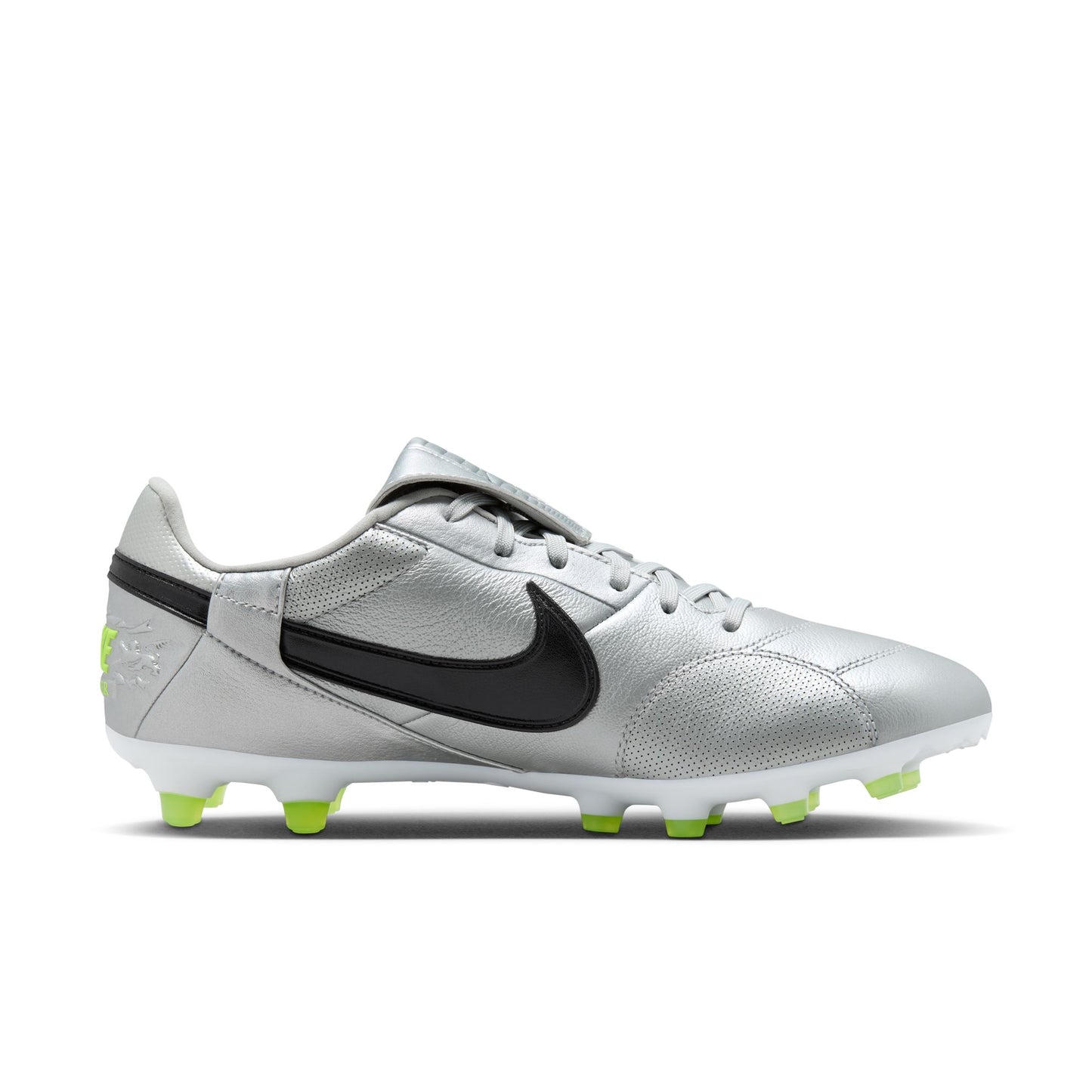 Nike Premier III FG Firm Ground Soccer Cleat - Metallic Silver/Black Volt