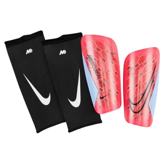 Nike Mercurial Lite Shinguards -BRIGHT CRIMSON/ROYAL TINT/BLACK