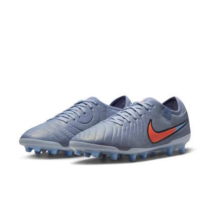 Nike Tiempo Legend 10 Pro AG Artificial Grass Soccer Cleats - Blue Eclipse/Black