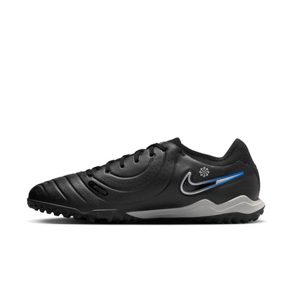 Nike React Legend 10 Pro TF Turf Soccer Shoe - Black/ Chrome - Hyper Royal