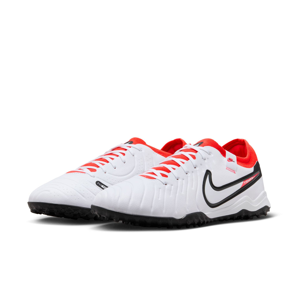 Nike React Legend 10 Pro TF Turf Soccer Shoe - White/ Bright Crimson