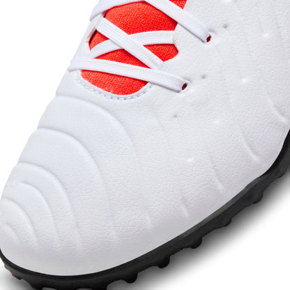 Nike React Legend 10 Pro TF Turf Soccer Shoe - White/ Bright Crimson