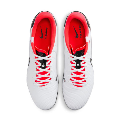 Nike React Legend 10 Pro TF Turf Soccer Shoe - White/ Bright Crimson