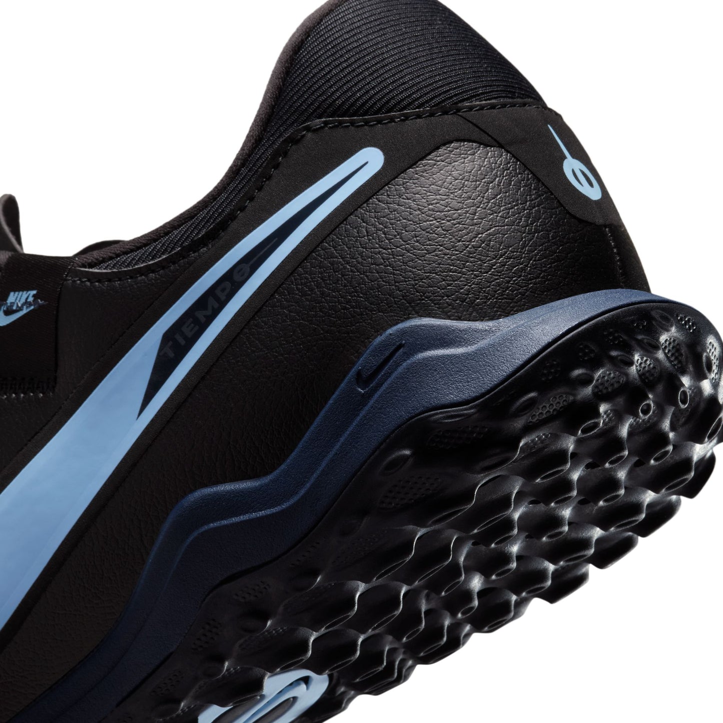 Nike Tiempo Legend 10 Academy TF Turf Soccer Shoes - Black/ Black